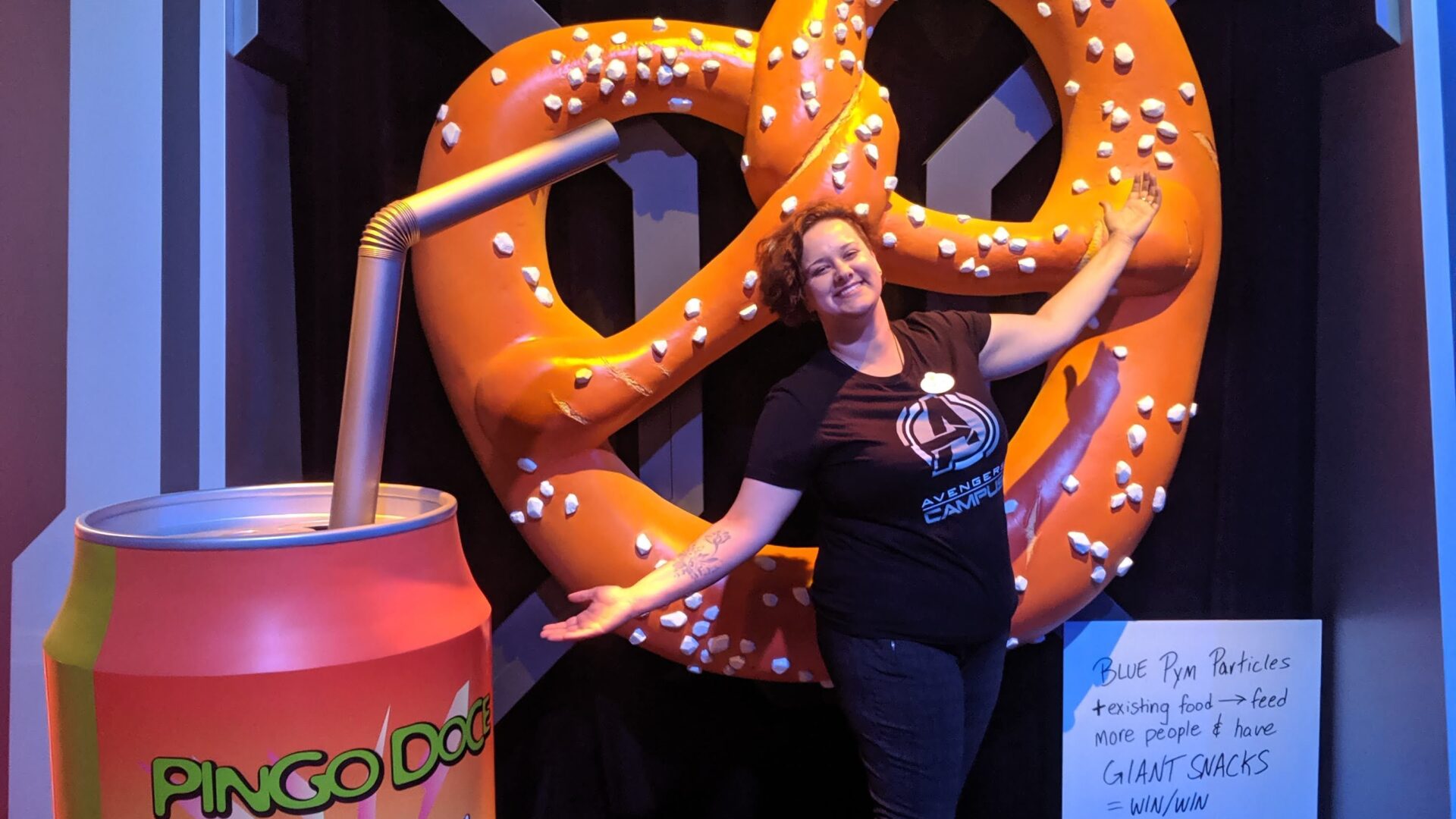 Caroline on the set of Enchanted April